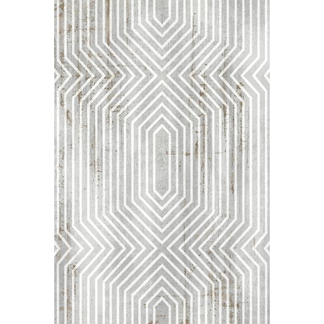 Tapete Decorativo Asterix Smoke 160 x 230 cm - Alfombra Grande Saffron Looms