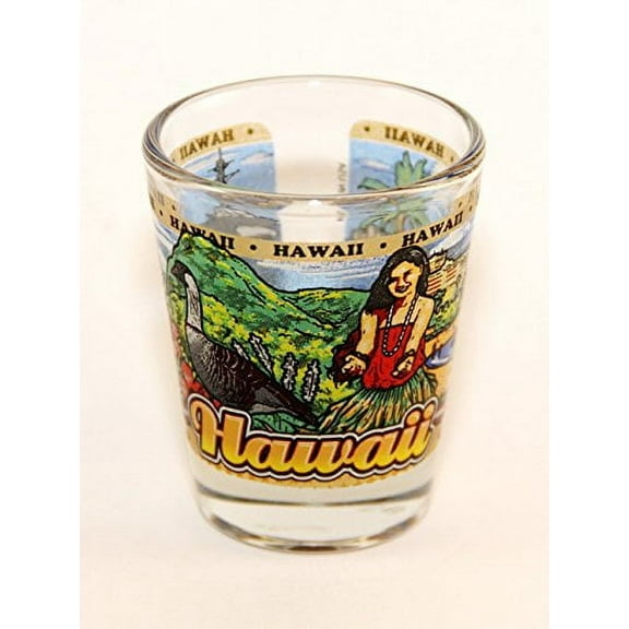 Hawaii State Wraparound Shot Glass