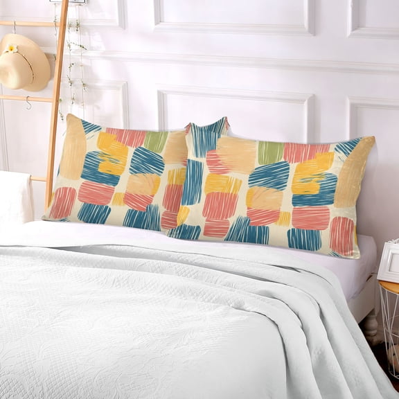 Pillow Case Plush Pillow Design Painted Pattern Case standard size/King size/Queen size Bed Pillow Pillowcases