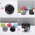 thumbnail image 3 of Hytrove Rotating Metal Pen Holder Black Multifunctional Pencil and Makeup Brush Storage, 3 of 6