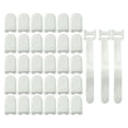 thumbnail image 2 of Faucet Filter Cotton Bag,Universal Faucet Filter Bag With Sediment Barrier, Disposable Sink Faucet Filter Bags for Sand, Sediment, Rust, Scale And Impurities 30 Filter Bags With 3 Cable Ties, 2 of 9