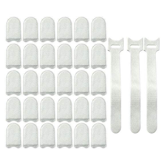 Faucet Filter Pouch,Portable Cotton Fine Fiber Purifier,Universal Faucet Filter Bag, Reusable Sink Filter Bag,Splash Guard and Debris Capture,for Removes Rust and Various Impurities(30pc)