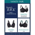 thumbnail image 6 of Women's Vanity Fair 76380 Beauty Back Full Figure Underwire Bra (Earthy Grey Lace 38C), 6 of 7