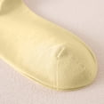 thumbnail image 2 of dazeni Women's Mid Cut Crew Socks Strip Knit Breathable Soft Sock Solid Color Lightweight Casual Socks, 2 of 4