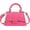 Pink, variant on Mini Crossbody Handbag Women's Purse Clutch Cute Mini Trendy Bag Top Handle PU Leather Bag