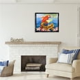 thumbnail image 2 of Stupell Industries Tropical Parrot with Cocktail Animals & Insects Painting Black Floater Framed Art Print Wall Art, 31 x 25, 2 of 9