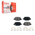 thumbnail image 1 of SIM Rear Semi-Metallic Disc Brake Pads SIM-1569 for Car 2012-2019 Fiat 500, 1 of 8