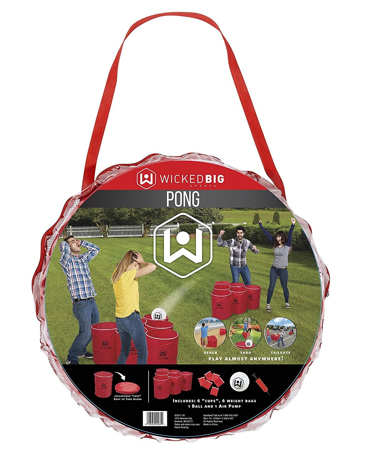 Wicked Big Sports Big Ping Pong Toss Game - Walmart.com