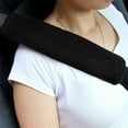 thumbnail image 5 of 2 Packs Car Seatbelt Covers Shoulder Pad for More Comfortable Driving, Universal Seat Belt Cover for Handbag Camera Backpack Straps, Soft Faux Sheepskin Wool Seat Belt Cushion Black, 5 of 7