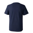 thumbnail image 3 of Ma Croix Men's Crew Neck T-Shirts Solid Short Sleeve Tee (Medium, Navy), 3 of 5