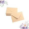 thumbnail image 4 of OUNONA 50pcs Colorful Kraft Paper Envelopes Blank Invitation and Party Supply Holders for Cards and Notes, 4 of 7