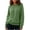 Green, variant on Cable Knit Sweaters for Women Fall Winter Retro Casual Soft Crewneck Plain Pullover Ladies Long Sleeve Tops (L, Yellow)