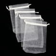 thumbnail image 4 of Dytern Wedding 100pcs Drawstring Organza Yarn Gift Bags Packing Bags Candy Pockets Wedding Candy Bags Storage Bags (Beige), 4 of 10
