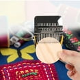 thumbnail image 3 of CNKOO Mini Loom  Small Handloom  Miniature Rainbow Weaving Loom  Wooden Multi-Craft Creative DIY Weaving ZZZ, 3 of 6