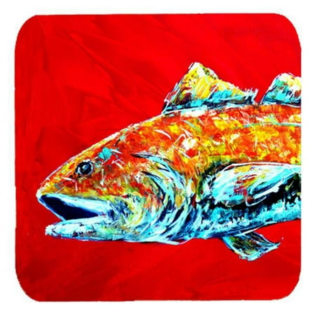 

Red Fish Alphonzo Head Foam Coasters Set Of 4