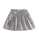 thumbnail image 5 of Faldas plisadas para niñas Color sólido Partido de baile brillante Falda de moda casual para niños Faldas de baile para niñas, 5 of 9