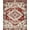 Red Cream, Pattern 5, variant on ODIKA 8'x10' Washable Area Rug Non-Shedding, Easy Care, Vintage Grey Ornate Border Distressed Throw Maroon Round Burgandy for King Size Bedroom Under Bed, Master Suite