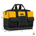 thumbnail image 5 of Heavy Duty Tool Bag 18/20/23 inches Portable Empty Tool Box Organizer Storage,Toolbox Organization, Large Carrying Toolbag, 5 of 9