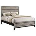 thumbnail image 3 of Coaster Watson Transitional Wood Queen Panel Bed in Light Taupe, 3 of 9
