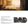 thumbnail image 4 of Light Up Letters Decoration, Wooden Light Up Letters Decor, Fine Workmanship, Exquisite Design, Exquisite Dad Letters Sign Light, For Fathers Day, 4 of 8