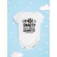 thumbnail image 3 of Cute Smart And Dramatic Bodysuit Infant -Smartprints Designs,  24 Months, 3 of 4