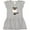 AC-Heather Grey, variant on Inktastic Baa. Cute Sheep Design Girls Toddler Dress
