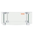 thumbnail image 1 of VEVOR Fire Pit Wind Guard, 17 x 6.7 inch Round Glass Flame Shield, 0.24-Inch Thick Fire Table Accessory, Clear Tempered Glass Flame Guard for Propane, Gas, Outdoor, Patio, Backyard, 1 of 9