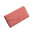 thumbnail image 3 of Cartera de mano elegante para mujer con bolsillo con cremallera y monedero minimalista Rosa, 3 of 9