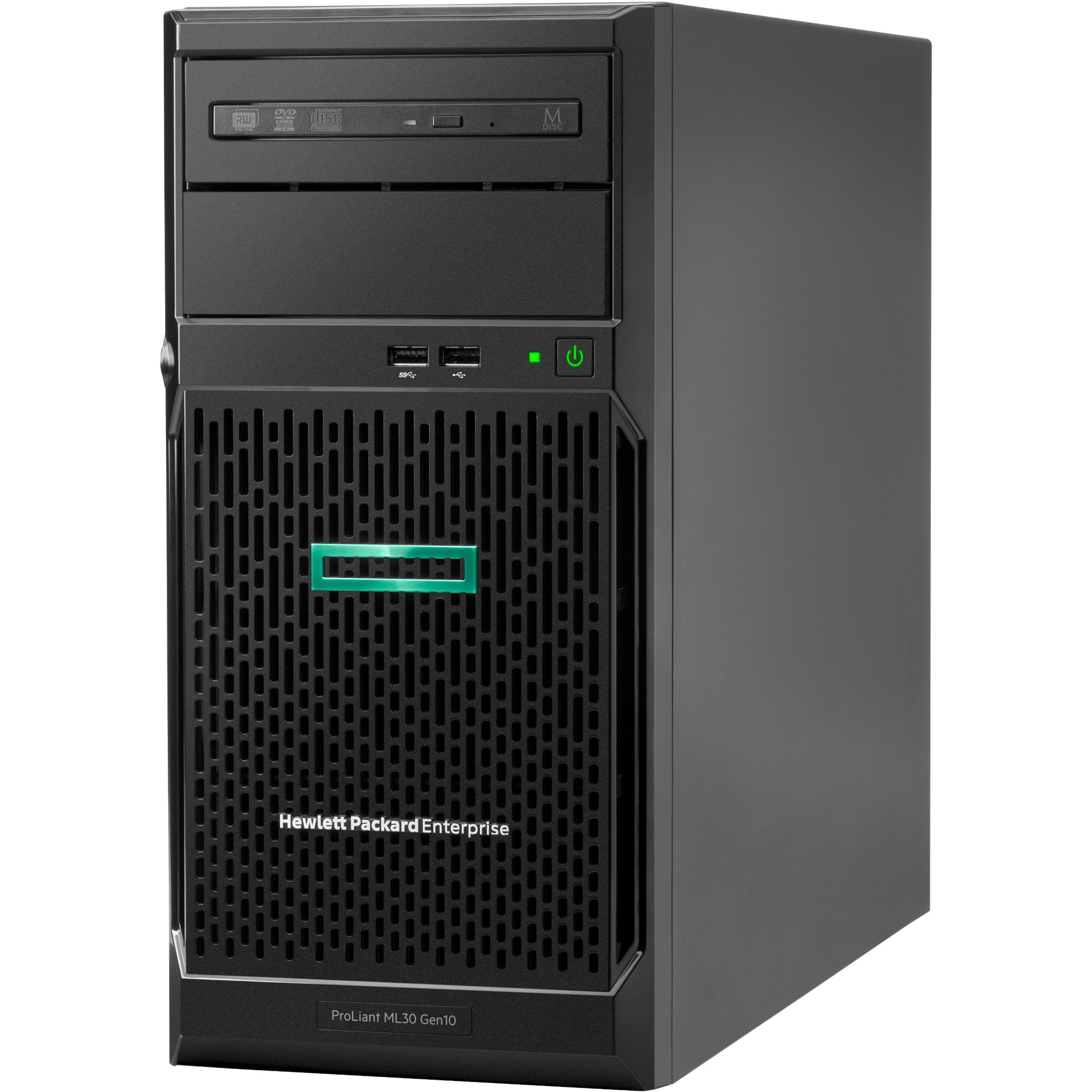 HPE ProLiant ML30 G10 4U Tower Server, 1 x Intel Xeon E2124 3.30 GHz