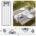 thumbnail image 3 of Navy Blue Thanksgiving Fall Table Runner Linen Burlap Table Runner 72 Inches Long Pumpkin Botanical Maple Leaf Dresser Scarves for Kitchen Island Coffee Dining Room Party Holiday Decoration 16"x72", 3 of 8
