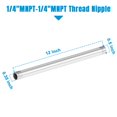 thumbnail image 2 of Conector de tubería Quickun de acero inoxidable 304, 1/4" NPT, 30 cm, 2 of 6