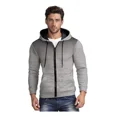 thumbnail image 1 of Sudadera Hoodie Con Cierre Y Gorro Moda Slim Fit, 1 of 6