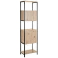 thumbnail image 4 of SAFAVIEH Gabrielle Retro Mid Century Wood Etagere, Oak/Black, 4 of 9