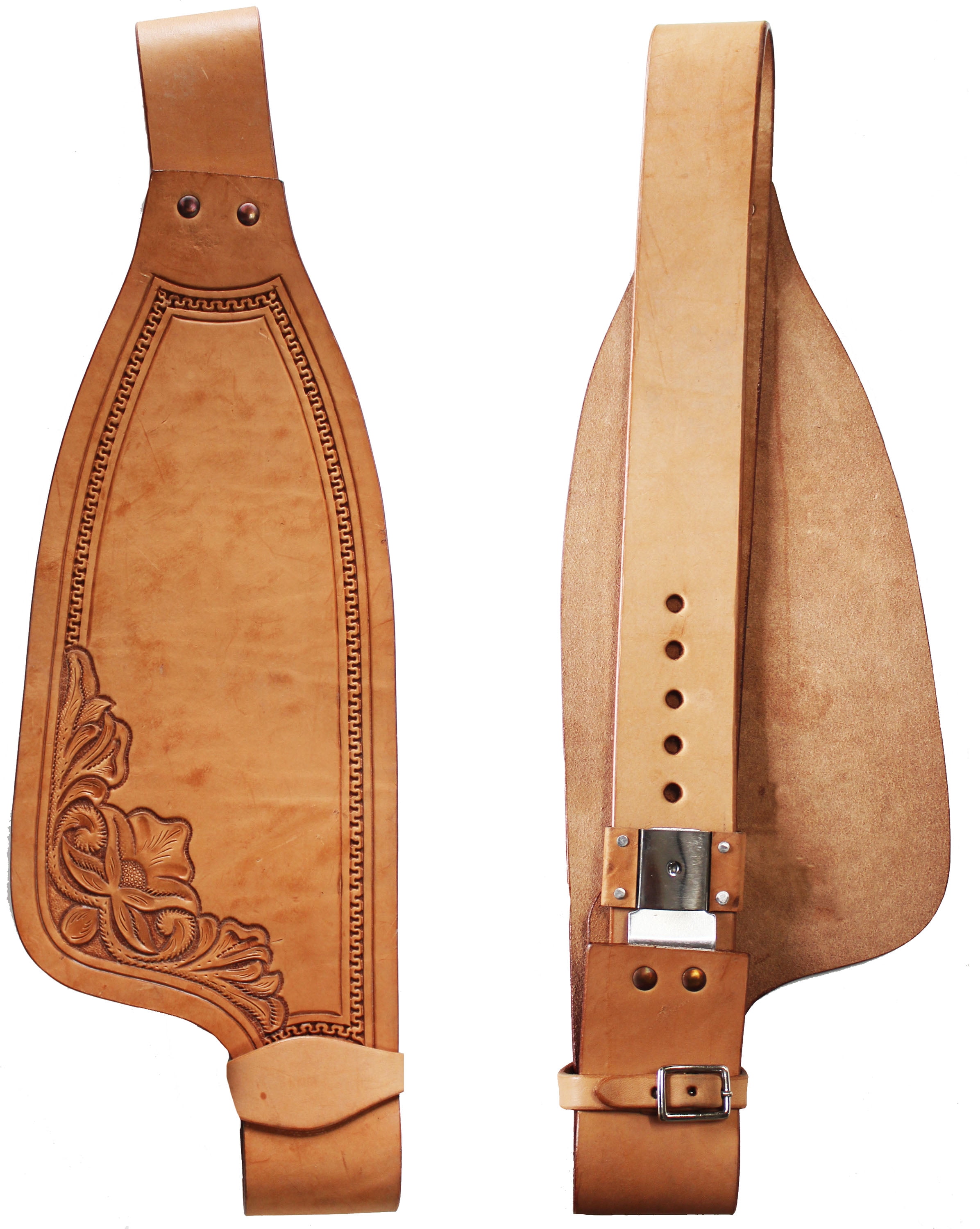 Plaquettes De Selle Western Adulte En Cuir Véritable – Wild Race – Remplacent Les Existantes