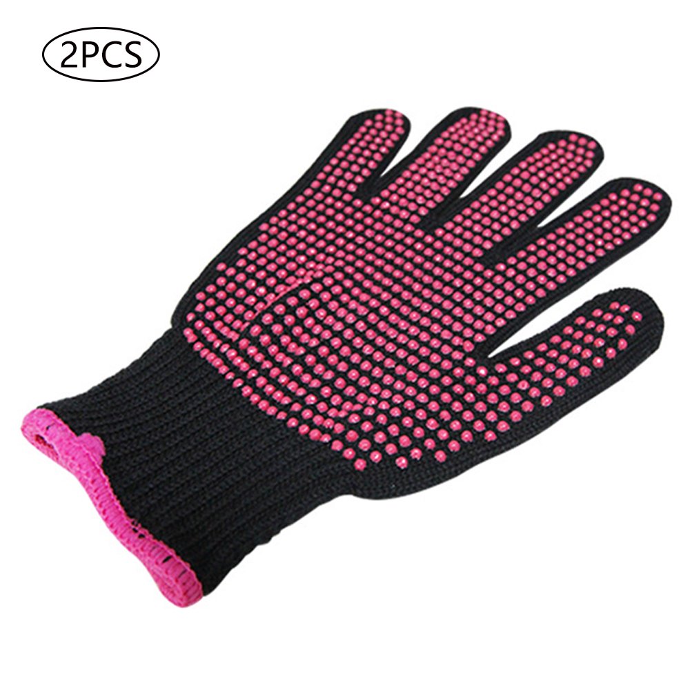 Akoyovwerve 2PCS HeatInsulating High Temperature Gloves Hairdresser