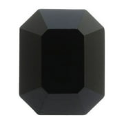 Swarovski Crystal, #4600 Octagon Fancy Stone 10x8mm, 1 Piece, Jet
