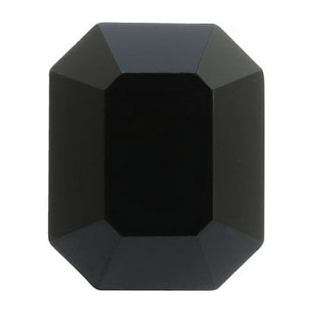 Swarovski Crystal, #4600 Octagon Fancy Stone 10x8mm, 1 Piece, Jet