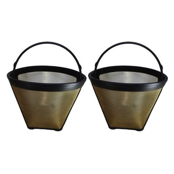 Crucial 4 Cup Gold Tone Coffee Filter (Set of 2)