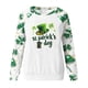 thumbnail image 2 of TaTaai Women's St. Patrick's Day Printed Long-Sleeve Top, Round Neck Loose Capless Sweatshirt, Lightweight Soft Fabric for Winter Spring Daily Dating Party Occasions Gift, 2 of 5