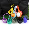 thumbnail image 3 of Soporte para pelotas de golf, paquete de 5 fundas protectoras de silicona para llavero con lazos para cinturón de bolsa de golf JAMW Sencillez, 3 of 5