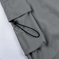 thumbnail image 6 of Men Lightweight Twill Cargo Pants Loose Stretch Hiking Everyday Wear Trousers S-XL, 6 of 9