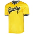 thumbnail image 2 of Men's Stitches Gold Pittsburgh Pirates Cooperstown Collection Team Jersey, 2 of 3