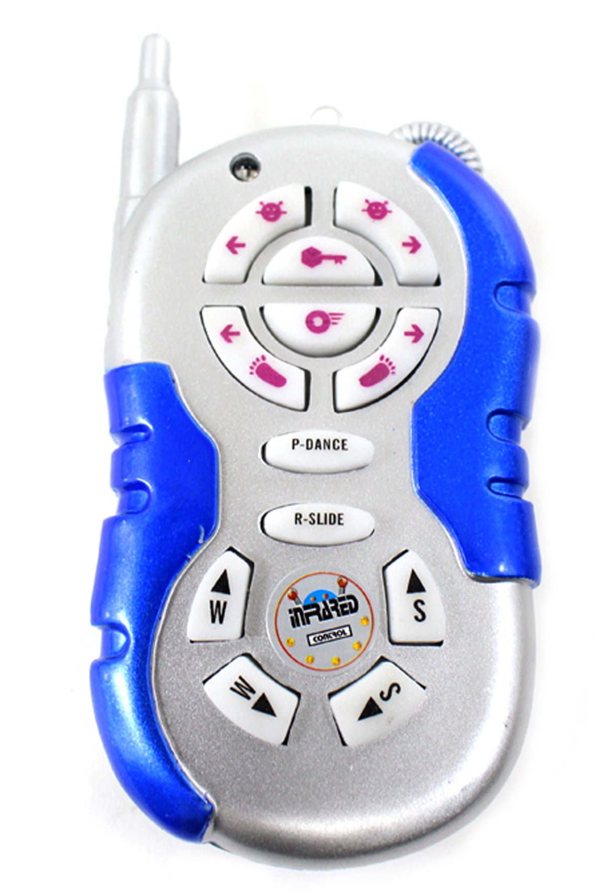 PlayWorld Robotic Revolution 11" RC Remote Control Dancing Robot w/ R/C Missle Disc Launcher - Silver
