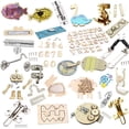 thumbnail image 4 of Tablero ocupado Montessori para niños piezas de bricolaje juguetes de madera entrenamiento de habilidades diarias bloqueo tablero de actividades accesorios para niños pequeños de 1 año, 4 of 5