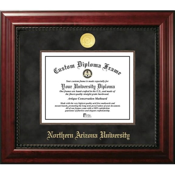 Campus Images AZ995EXM-1185 8.5 x 11 in. Northern Arizona University Executive Diploma Mahogany Frame