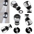 thumbnail image 1 of 5 piezas de filtro de grifo, adaptador de boquilla de grifo difusor de aireador de grifo giratorio de 360 grados para ahorro de agua de cocina, filtro de grifo de agua, burbujeador, 1 of 5
