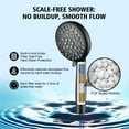 thumbnail image 5 of sumerain Handheld Shower Head with Filter,Matte Black High Pressure ​Filtered Hand Shower for Hard Water with 9 Spray Modes, Remove Chlorine and Heavy Metals, 5 of 12