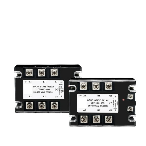 EJYWPSWD Three-Phase Solid State Relay Ssr 3 Phase 10a 25a 40a 60a 80a 100a 120a 150a 200a Ac Control Ac Dc Control 25da 380vac