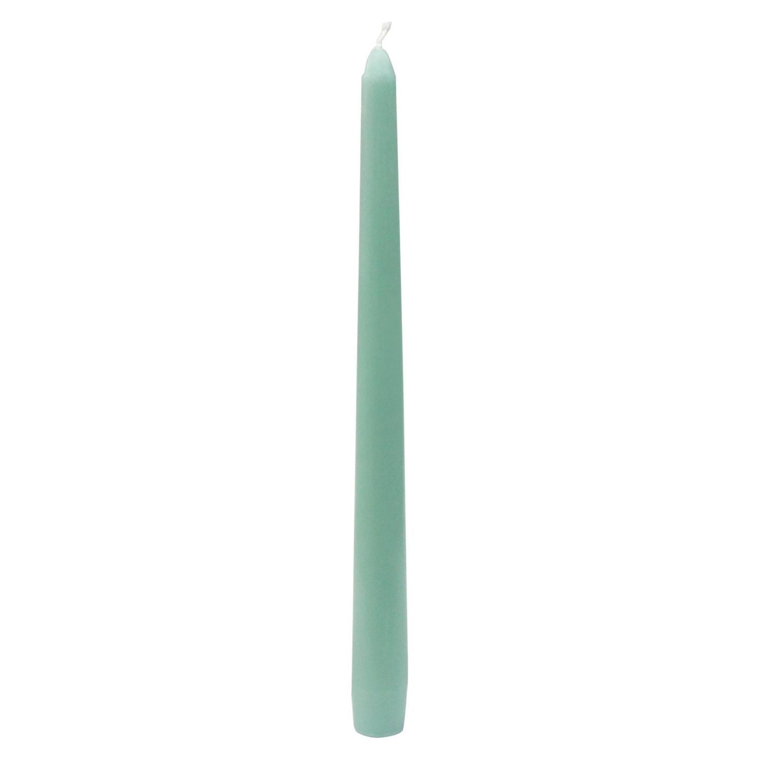 Hometrends 10" Aqua Unscented Taper Candle, 10"H