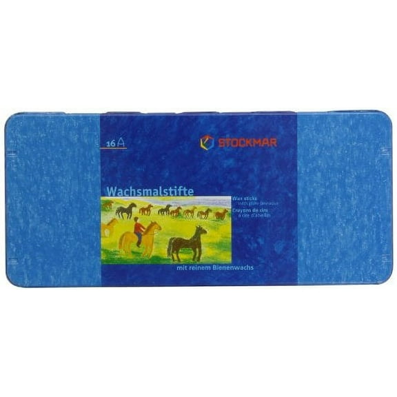 Stockmar Beeswax Stick Crayons, Set of 16